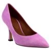 Pointed Toe Lilac Suede Women's Décolleté -Shoes Store 1606 camoscio glicine 0001
