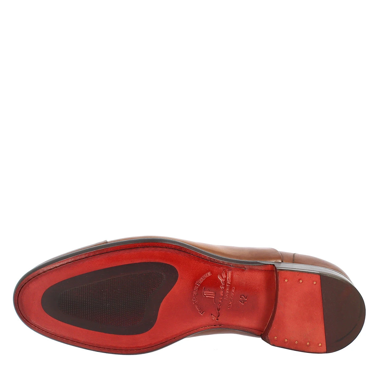 Men's Lace-up Shoes Handmade In Brandy Leather 9 Men's Lace-up Shoes Handmade In Brandy Leather - Image 7