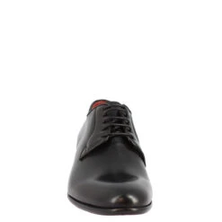 Men's Handmade Lace-up Shoes In Black Leather -Shoes Store 6835 0002