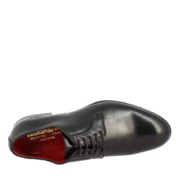 Men's Handmade Lace-up Shoes In Black Leather -Shoes Store 6835 0005