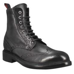 Candy Amphibians For Men In Black Washed Leather