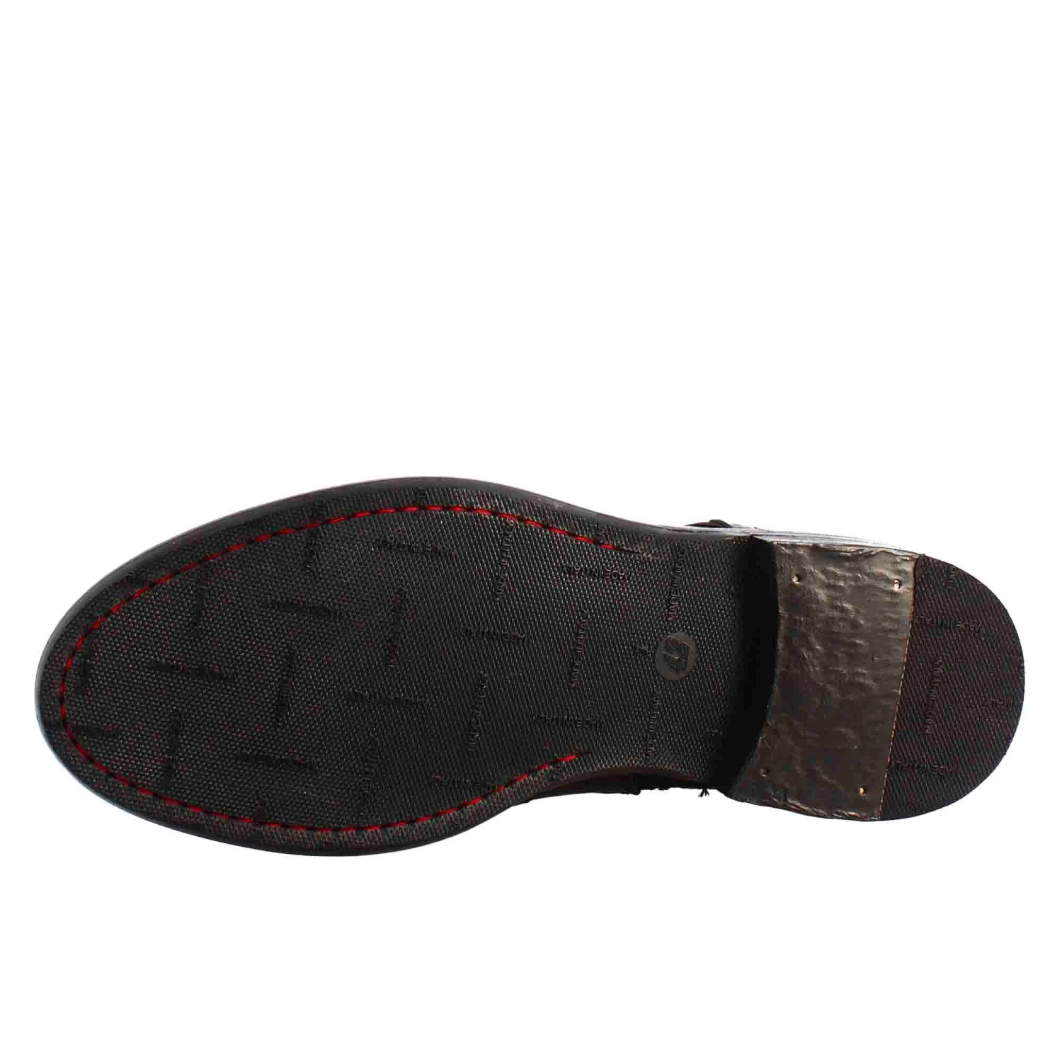 Candy Amphibians For Men In Black Washed Leather 8 Candy Amphibians For Men In Black Washed Leather - Image 6