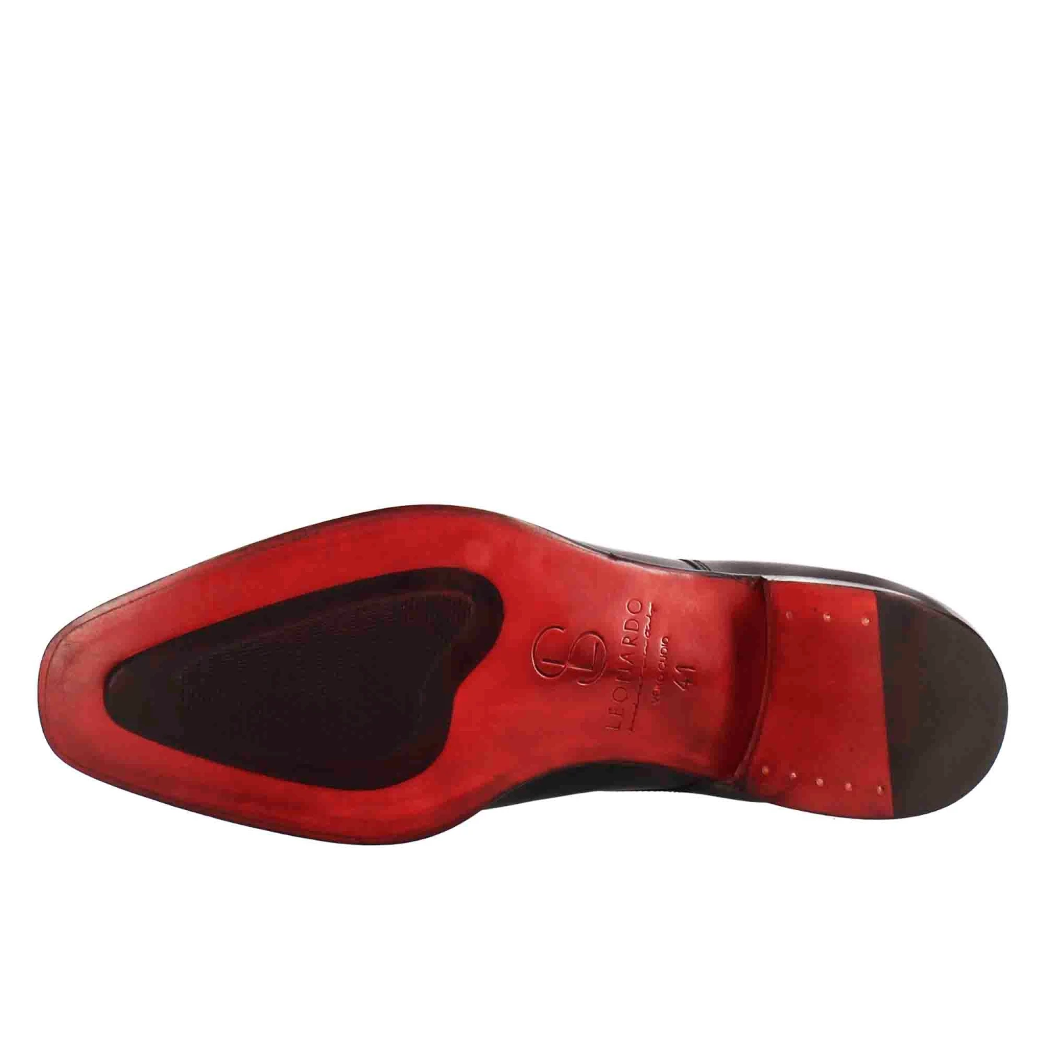 Men's Derby In Smooth Black Leather With Square Toe And Design 8 Men's Derby In Smooth Black Leather With Square Toe And Design - Image 6