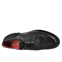 Women's Derby With Brogue Effect In Black Leather 13 Women's Derby With Brogue Effect In Black Leather -Shoes Store Derby effetto brogue colore nero 11662nero 5