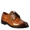 Smooth Women's Derby In Light Brown Leather -Shoes Store Derby in pelle liscia colore siena 11664caprisiena 2