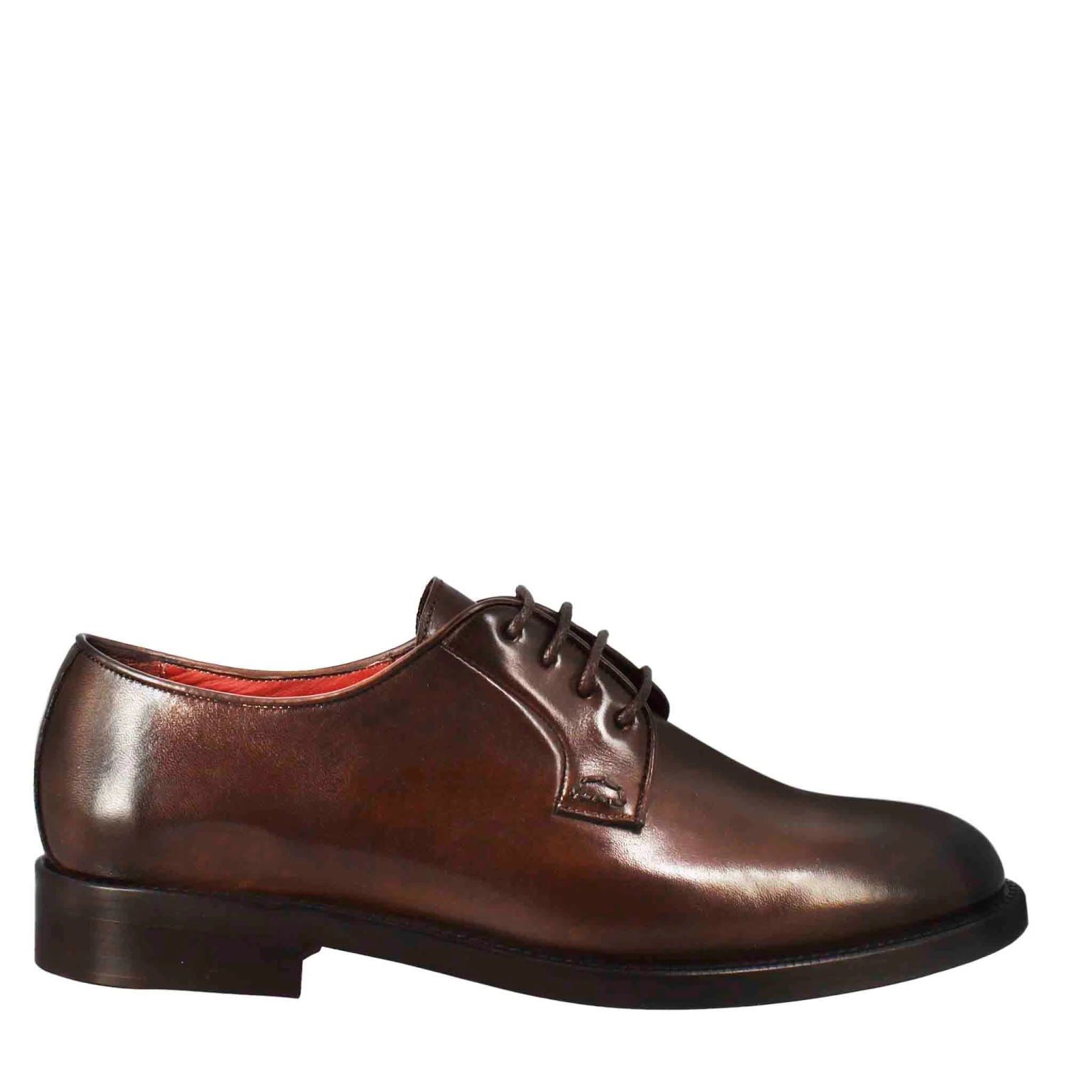 Women's Derby In Dark Brown Smooth Leather 4 Women's Derby In Dark Brown Smooth Leather - Image 2