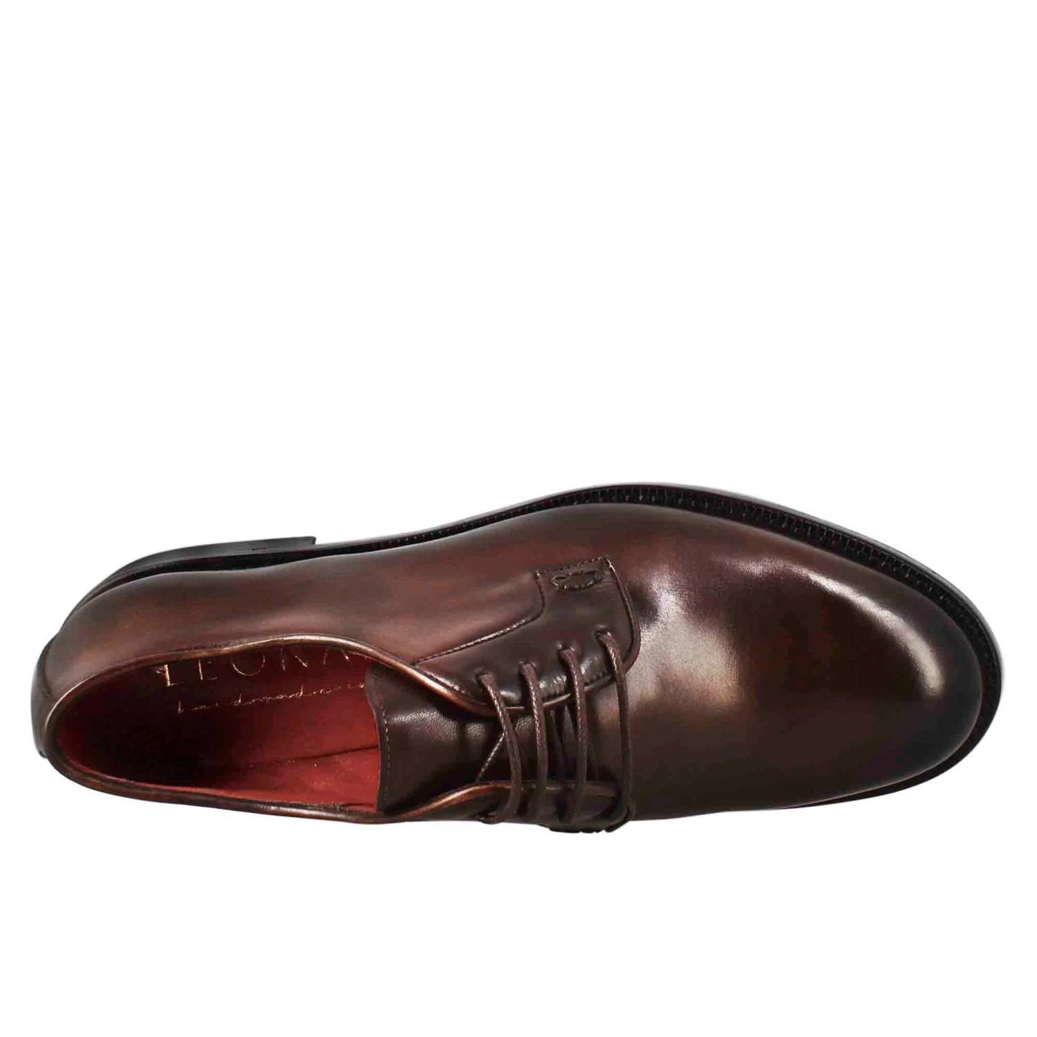 Women's Derby In Dark Brown Smooth Leather 7 Women's Derby In Dark Brown Smooth Leather - Image 5