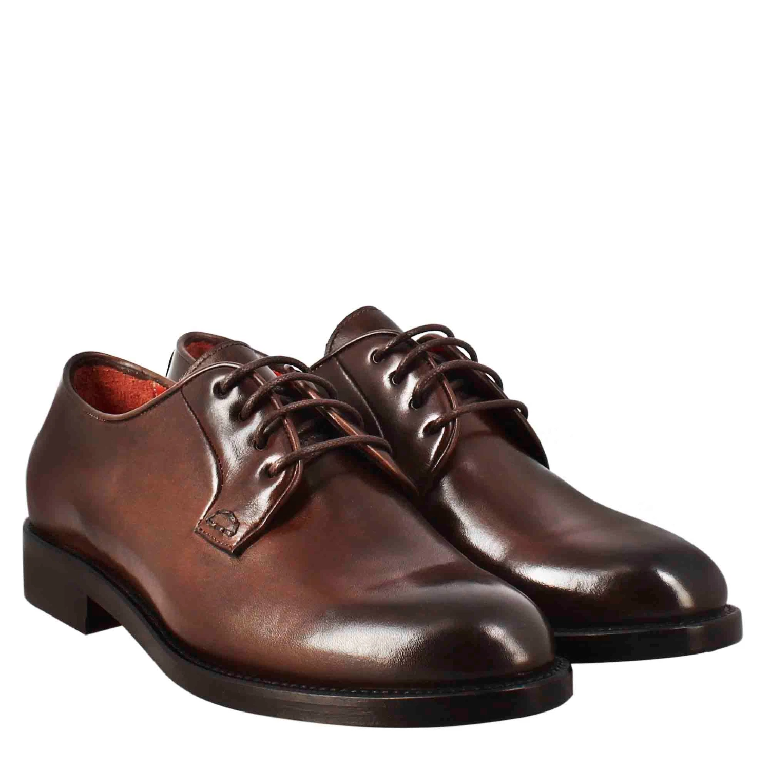 Women's Derby In Dark Brown Smooth Leather 9 Women's Derby In Dark Brown Smooth Leather - Image 7