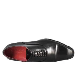 French Toe Shoes In Black Leather 13 French Toe Shoes In Black Leather -Shoes Store Francesina da uomo in pelle colore nero punta squadrata 06884 14221 NERO 5