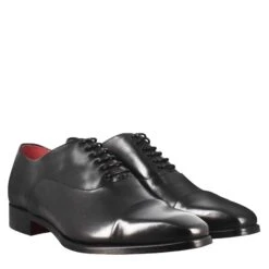 French Toe Shoes In Black Leather 15 French Toe Shoes In Black Leather -Shoes Store Francesina da uomo in pelle colore nero punta squadrata 06884 14221 NERO 7