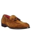 Mocassin Pour Homme Avec Glands En Daim Marron Clair -Shoes Store Mocassino con nappine da uomo in pelle scamosciata marrone chiaro 11245GORIANLANDROVERESCURO 2