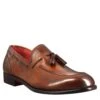 Men's Moccasin With Tassels In Light Brown Leather -Shoes Store Mocassino con nappine in pelle colore marrone 11245MONTECARLOBRANDY 2