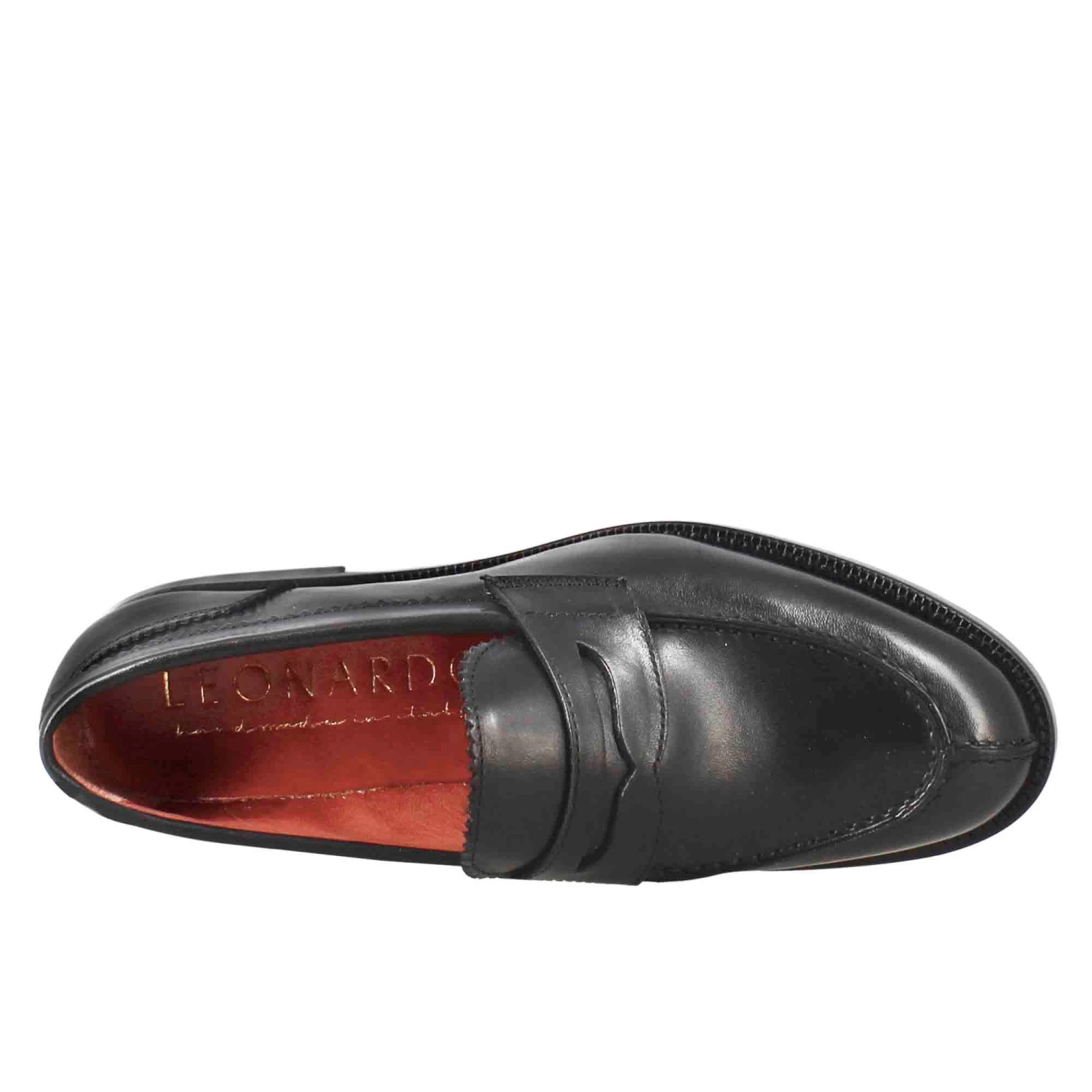 Mocassino Da Donna Con Bocca Di Leone In Pelle Nero 7 Mocassino Da Donna Con Bocca Di Leone In Pelle Nero - Image 5