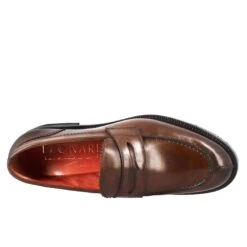 Women's Moccasin With Snapdragon In Brown Leather -Shoes Store Mocassino da donna con bocca di leone in pelle 11700brandy 5