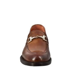 Women's Moccasin In Brown Leather With Buckle -Shoes Store Mocassino da donna con 20fibbia in pelle 9426capribrandy 3