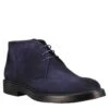 Smooth Men's Ankle Boot In Dark Blue Suede Leather -Shoes Store Polacchino liscio da uomo in pelle scamosciata blu scuro 1040CAMOSCIONAVY 2