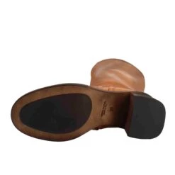 Women's Calf-high Diver Boot With Heel In Washed Leather In Dark Tan Colour 14 Women's Calf-high Diver Boot With Heel In Washed Leather In Dark Tan Colour -Shoes Store Stivale diver da donna con tacco in pelle colore cuoio scuro 263827DIVERCUOIO2 6