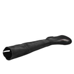 Cuissardes Women's Over-the-knee Boots With Low Heel In Black Leather -Shoes Store Stivale sopra il ginocchio da donna 2074NERO 5