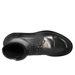 Men's High Diver Amphibian Boot In Black Washed Leather 13 Men's High Diver Amphibian Boot In Black Washed Leather -Shoes Store Stivaletto anfibio alto diver in pelle colore nero 13652643divernero 5