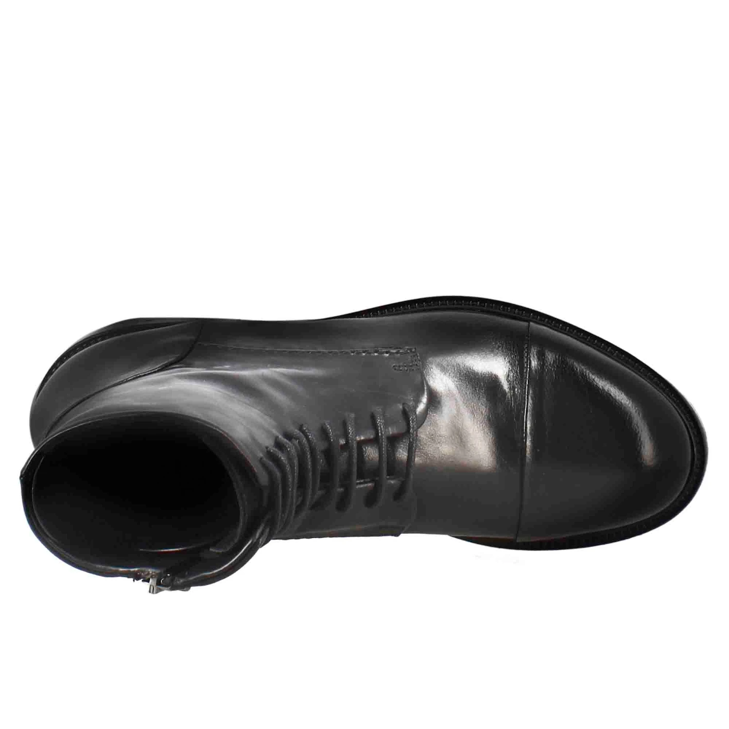 Men's High Diver Amphibian Boot In Black Washed Leather 7 Men's High Diver Amphibian Boot In Black Washed Leather - Image 5