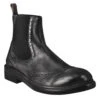 Men's Candy Chelsea Boot In Black Washed Leather -Shoes Store Stivaletto candy chelsea da uomo in pelle 373404candynero 2