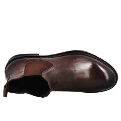 Men's Chelsea Diver Boot In Dark Brown Washed Leather -Shoes Store Stivaletto chelsea diver da uomo in pelle 3652620DIVERTESTADIMORO 5
