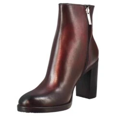 Stivaletto Da Donna Liscio Con Tacco Alto In Pelle Bordeaux 12 Stivaletto Da Donna Liscio Con Tacco Alto In Pelle Bordeaux -Shoes Store Stivaletto da donna liscio con tacco alto in pelle 8559bordeaux 4