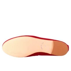 Light Red Suede Ballet Flats For Women Without Lining -Shoes Store ballerine leggere da donna in camoscio 7216coral 6
