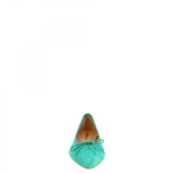 Women's Handmade Pointed Toe Slip-on Ballet Flats Shoes In Turquoise Suede Leather -Shoes Store ballerine slip on a punta da donna fatte a mano in pelle di camoscio turchese 82a5bb56 d69f 4fe1 8b38 04a0eeaf1c26