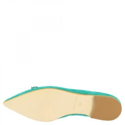 Women's Handmade Pointed Toe Slip-on Ballet Flats Shoes In Turquoise Suede Leather -Shoes Store ballerine slip on a punta da donna fatte a mano in pelle di camoscio turchese a56793c2 0c1a 455c a156 ff0a01701a62