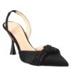 Women's Décolleté In Black Satin With Accessory Handmade In Italy -Shoes Store de CC 81collete CC 81 da donna in raso 1784nero 2