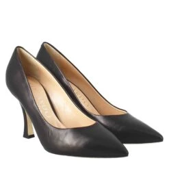 Women's Décolleté In Black Leather With Pointed Toe -Shoes Store de CC 81collete CC 81 tacco alto da donna in pelle 1607nero 7
