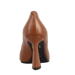 Decollete In Brown Vienna Leather -Shoes Store decollete donna pelle marrone 1606 5