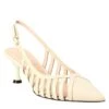 Women's Décolleté In Beige Patent Leather With Pointed Toe -Shoes Store decollette CC 80 da donna in pelle verniciata 5504crema 2