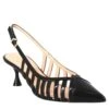 Women's Décolleté In Black Patent Leather With Pointed Toe -Shoes Store decollette CC 80 da donna in pelle verniciata 5504nero 2