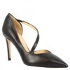 Women's Handmade Elegant Pointed Toe Pumps With High Heels In Black Nappa Leather -Shoes Store decolt C3 A8 a punta eleganti con tacco alto da donna fatte a mano in nappa nera e04ea683 9861 4276 892f 190ea7d69d40