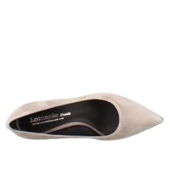 Décolleté In Dove Gray Suede With High Heel -Shoes Store decolte donna camoscio tortora 6400 5