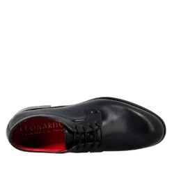 Elegant Blue Derby For Men In Smooth Leather -Shoes Store derby da uomo in pelle 11275blu 5