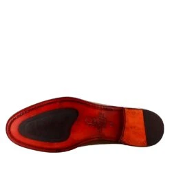 Elegant Brown Derby For Men In Smooth Leather -Shoes Store derby da uomo in pelle 11275marrone 6