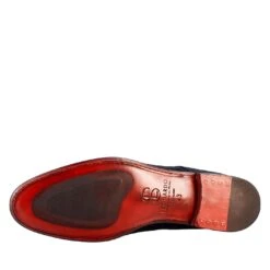 Elegant Blue Derby For Men In Suede -Shoes Store derby da uomo in pelle scamosciata 11316blu 6