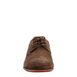 Elegant Men's Brown Derby In Suede Leather 11 Elegant Men's Brown Derby In Suede Leather -Shoes Store derby da uomo in pelle scamosciata 11316marrone 3