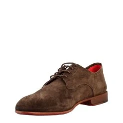 Elegant Men's Brown Derby In Suede Leather 15 Elegant Men's Brown Derby In Suede Leather -Shoes Store derby da uomo in pelle scamosciata 11316marrone 4