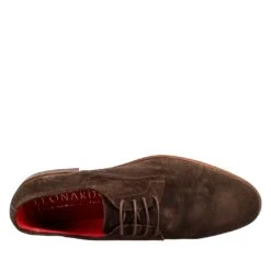 Elegant Men's Brown Derby In Suede Leather 12 Elegant Men's Brown Derby In Suede Leather -Shoes Store derby da uomo in pelle scamosciata 11316marrone 5