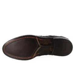 Elegant Vintage Black Derby For Men In Woven Leather -Shoes Store derby vintage da uomo in pelle intrecciata 34302140nero 6