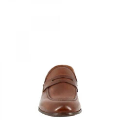 Elegant Men's Moccasins With Rounded Toe Handmade In Brandy Calf LEATHER -Shoes Store mocassini eleganti con punta arrotondata da uomo fatti a mano in pelle di vitello brandy 92422028 6288 4ceb b518 399e7ab2ae5a