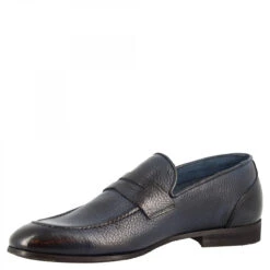 Handmade Men's Loafers With Rounded Toe In Blue Calf LEATHER 12 Handmade Men's Loafers With Rounded Toe In Blue Calf LEATHER -Shoes Store mocassini eleganti da uomo con punta arrotondata in pelle di vitello blu fatti a mano 260d641f 65ba 4d48 9f1d f1f7bc2fe7d1