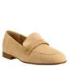 Women's Bag Moccasin In Beige Suede