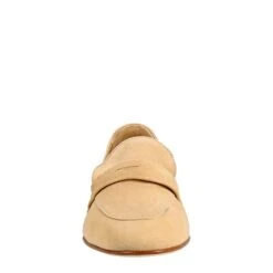 Women's Bag Moccasin In Beige Suede -Shoes Store mocassino da donna in camoscio 222beige 3