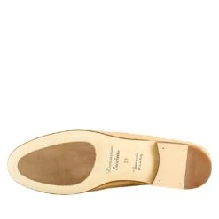 Women's Bag Moccasin In Beige Suede -Shoes Store mocassino da donna in camoscio 222beige 5