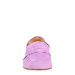 Woman's Bag Moccasin In Lilac Suede -Shoes Store mocassino da donna in camoscio 222glicine 3
